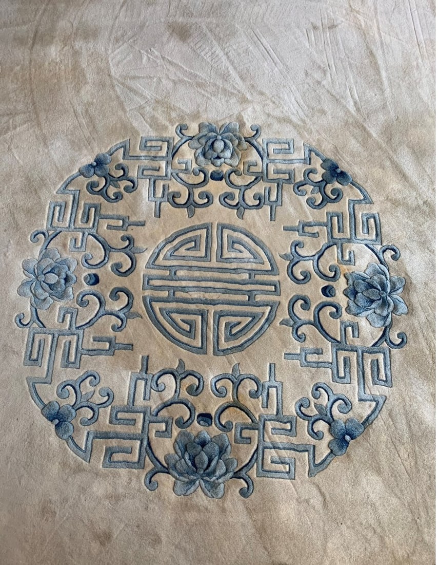 Exquisite Custom Oriental Wool Rug from Hong Kong Unique Design 12x18 Decor - 5