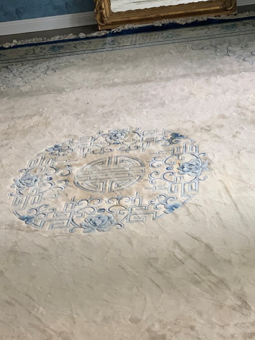 Exquisite Custom Oriental Wool Rug from Hong Kong Unique Design 12x18 Decor - 8