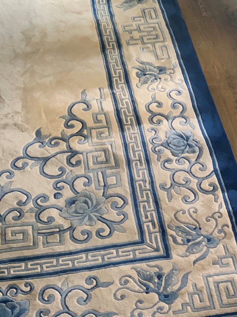 Exquisite Custom Oriental Wool Rug from Hong Kong Unique Design 12x18 Decor - 9