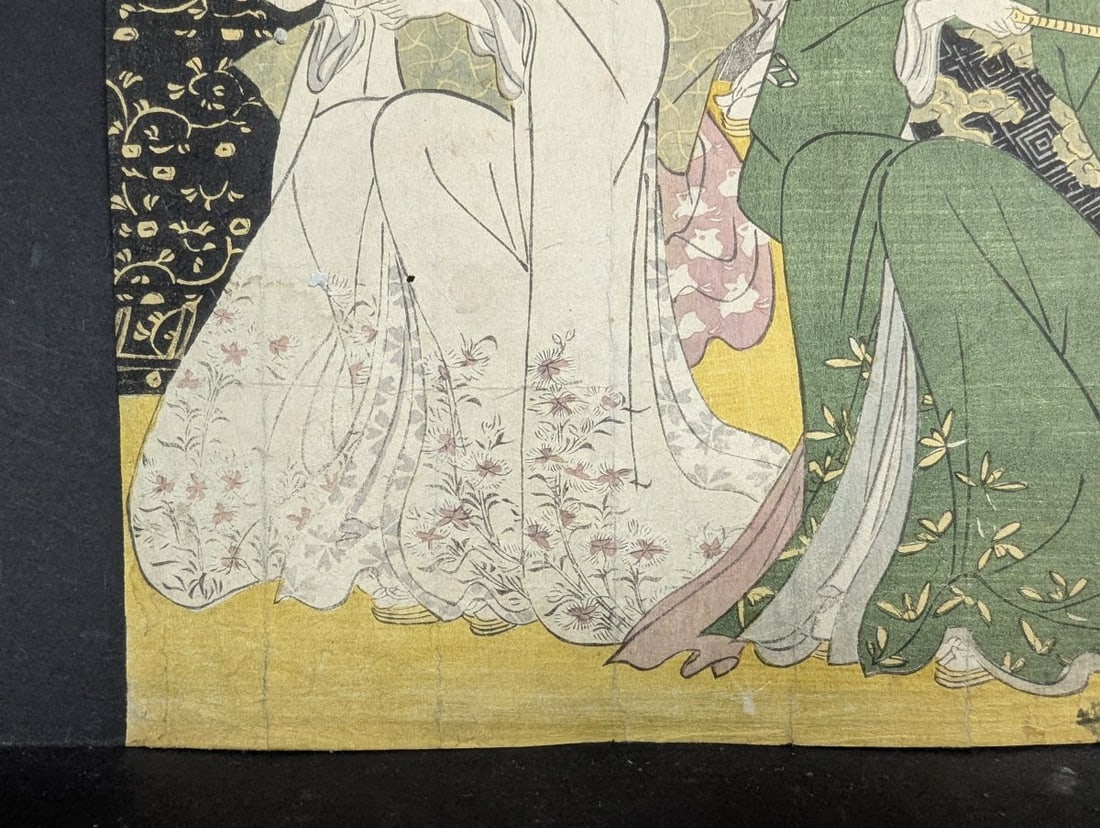 Original 18th Century Japanese Woodblock Print by Utagawa Toyokuni I, Courtesans - 5