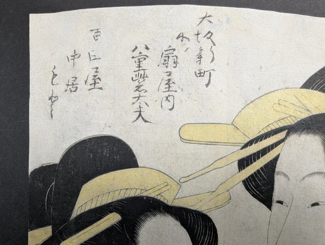 Original 18th Century Japanese Woodblock Print by Momikawa ChÅ�ki - 2