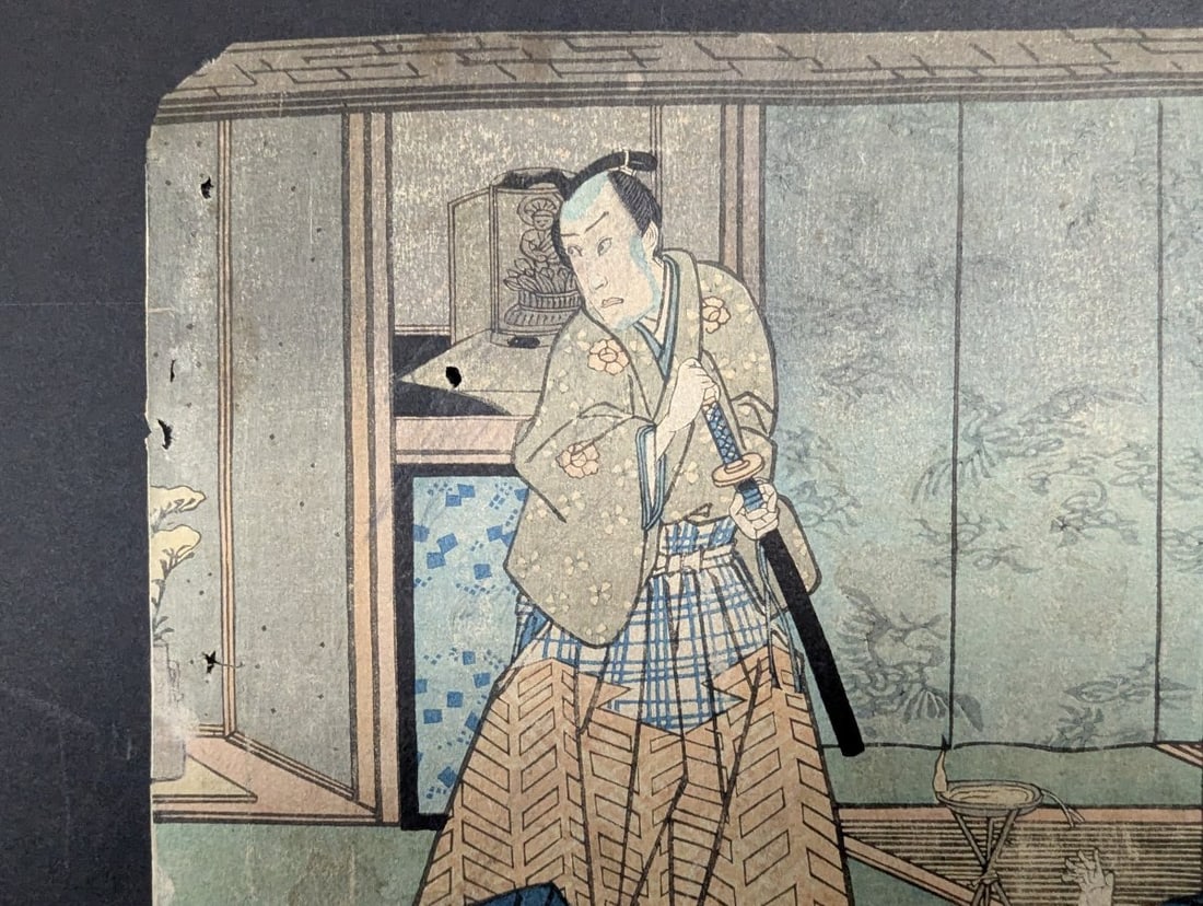 Original 19th Century Japanese Woodblock Print by Utagawa Kuniyoshi - 2