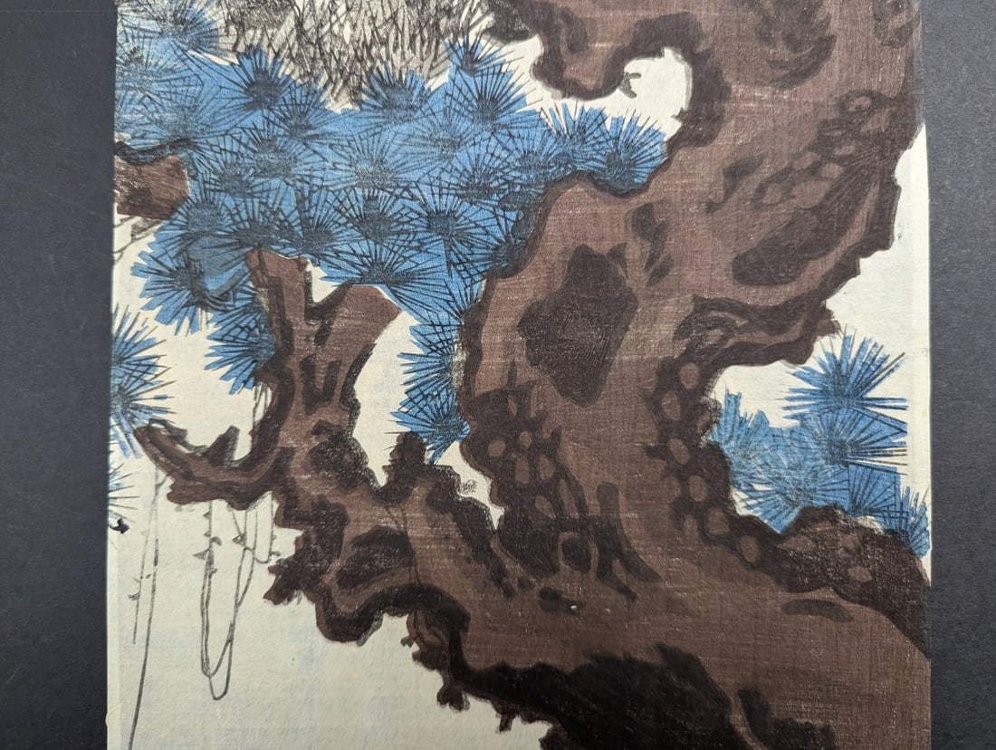 Utagawa Kuniyoshi Original 19th Century Japanese Woodblock Print Diptych, Hawk's Nest - 7