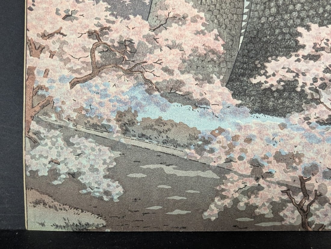 Tsuchiya Koitsu Nagoya Castle Japanese Woodblock Print - 6