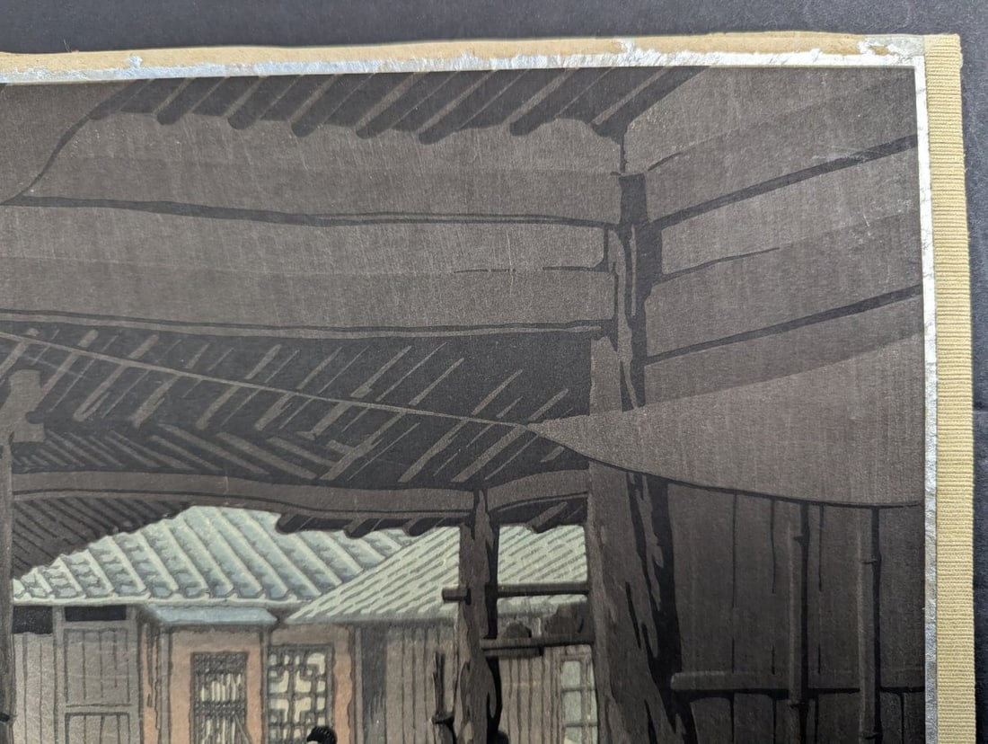 Kawase Hasui Japanese Woodblock Print Morning in Pyongyang 1940 - 3