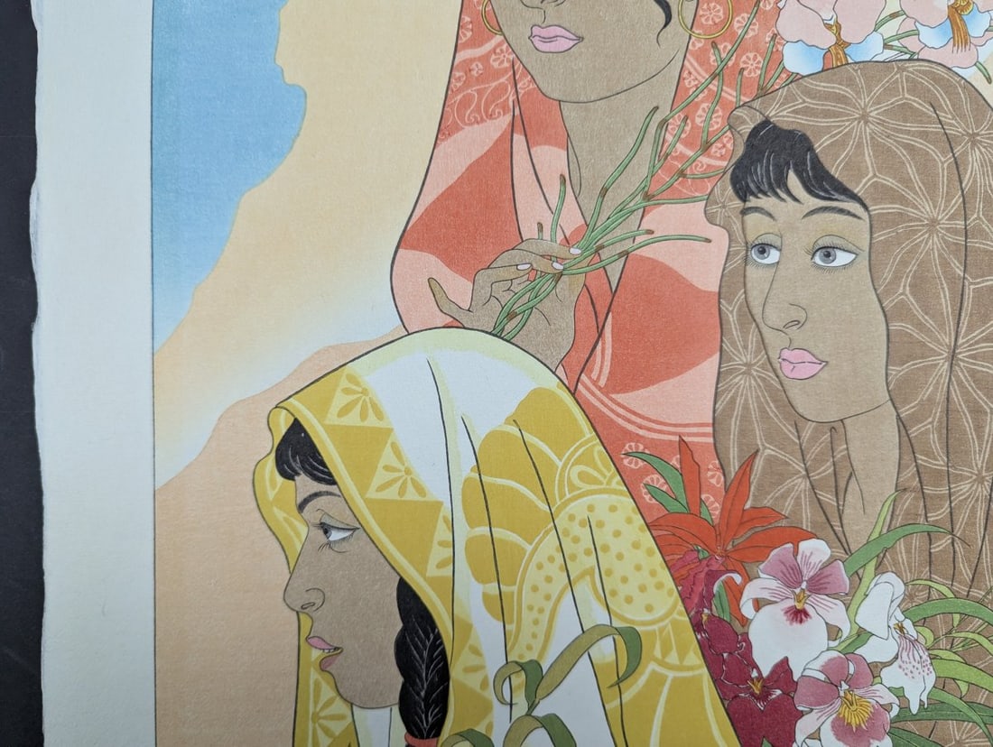 Paul Jacoulet Japanese Woodblock Print Retour de la Jungle Tondano Celebes - 4