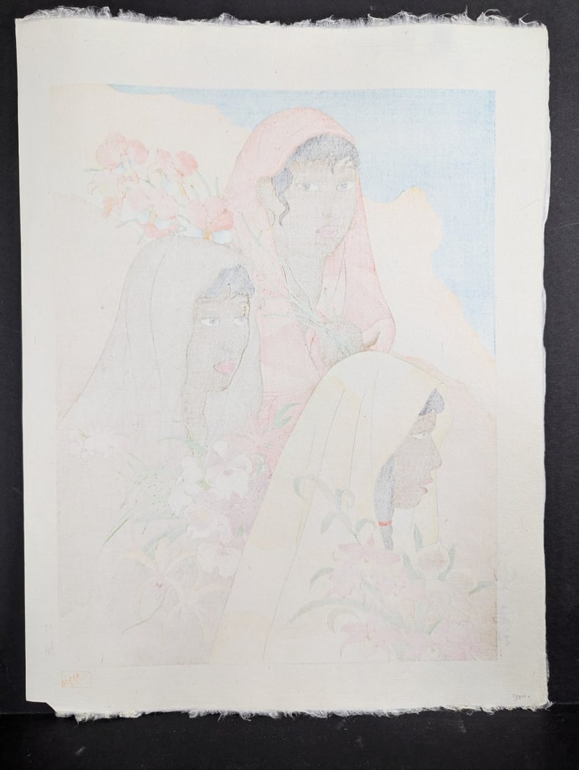 Paul Jacoulet Japanese Woodblock Print Retour de la Jungle Tondano Celebes - 8