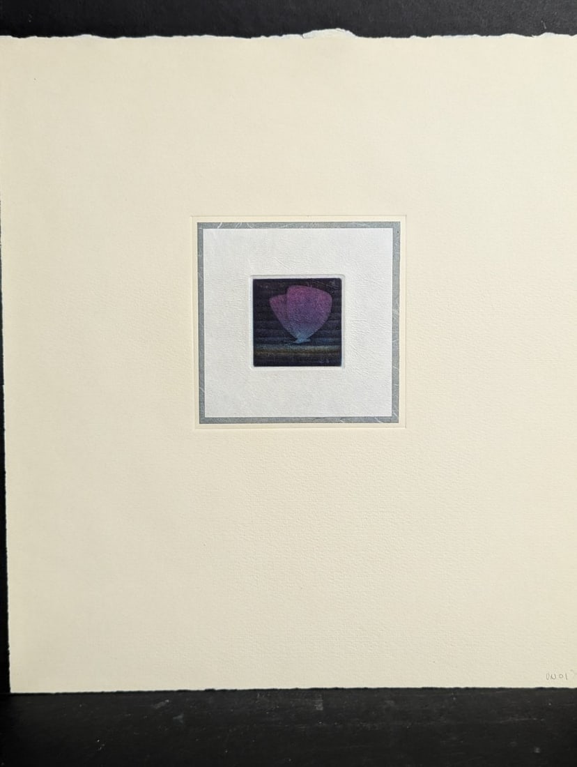 YozÅ� Hamaguchi Color Mezzotint Japanese Print "Deux Coquillages" Masterpiece (1 of 5)