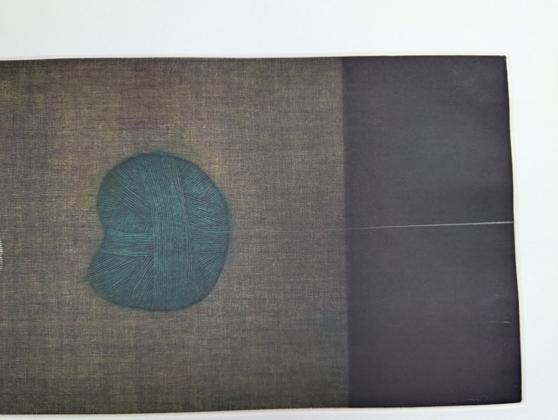 Hamaguchi Yozo Color Mezzotint Deux Cocons Japanese Print Stunning Artwork - 6