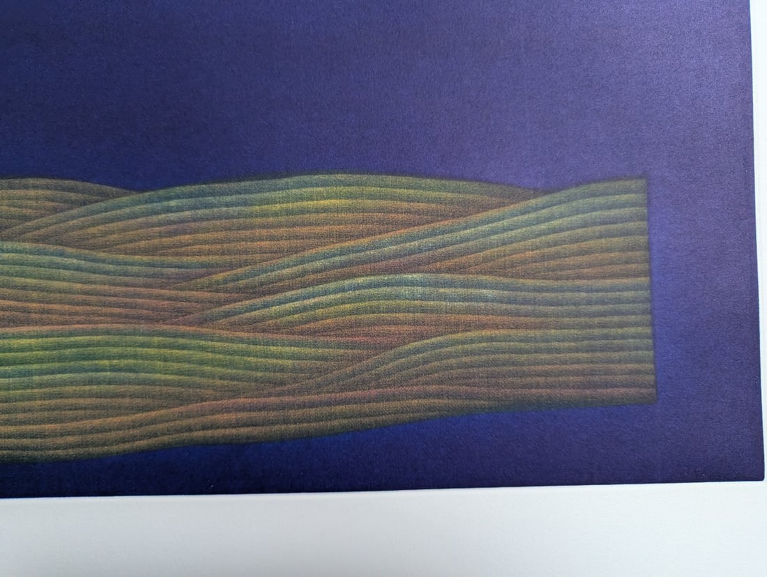 Yozo Hamaguchi Six Rives Color Mezzotint c1990 Japanese Print - 5