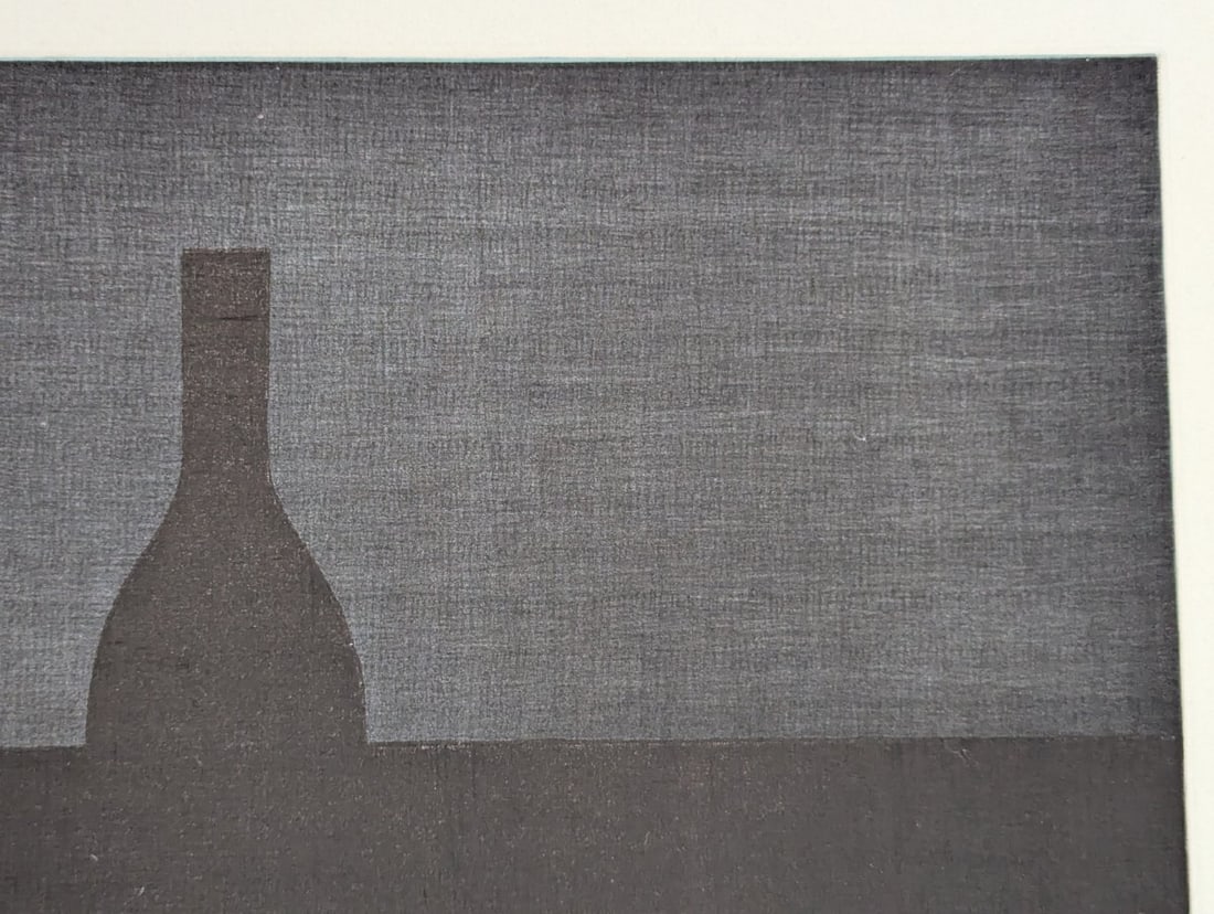 Yozo Hamaguchi Two Lemons and a Bottle c1990 Color Mezzotint Japanese Art - 4