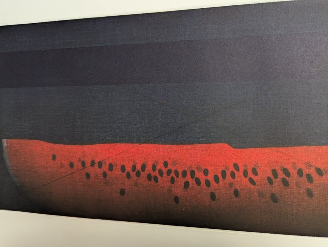 Yozo Hamaguchi Watermelon Color Mezzotint Japanese Print c1990 Art - 4