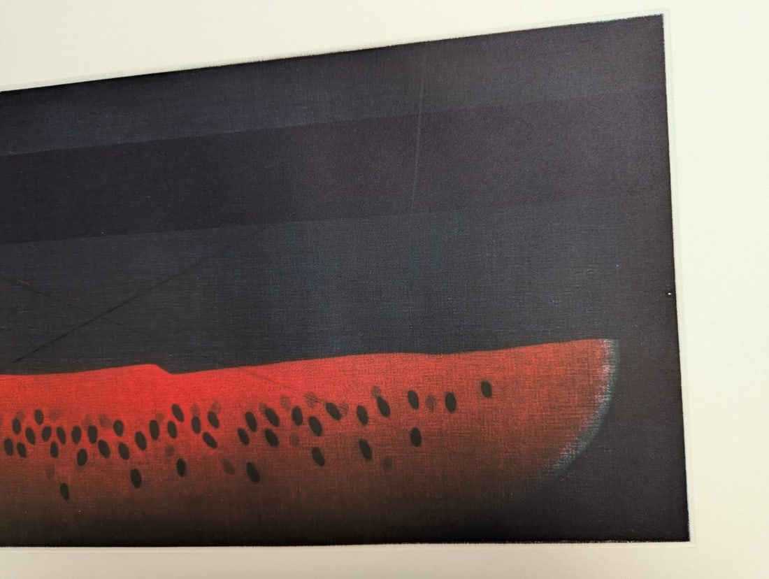Yozo Hamaguchi Watermelon Color Mezzotint Japanese Print c1990 Art - 6