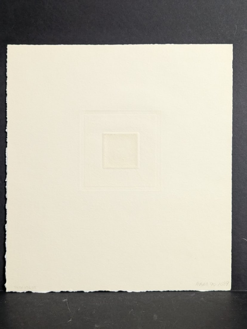 Yozo Hamaguchi Color Mezzotint Violette 119 c1990 Japanese Print Art Collectible - 4