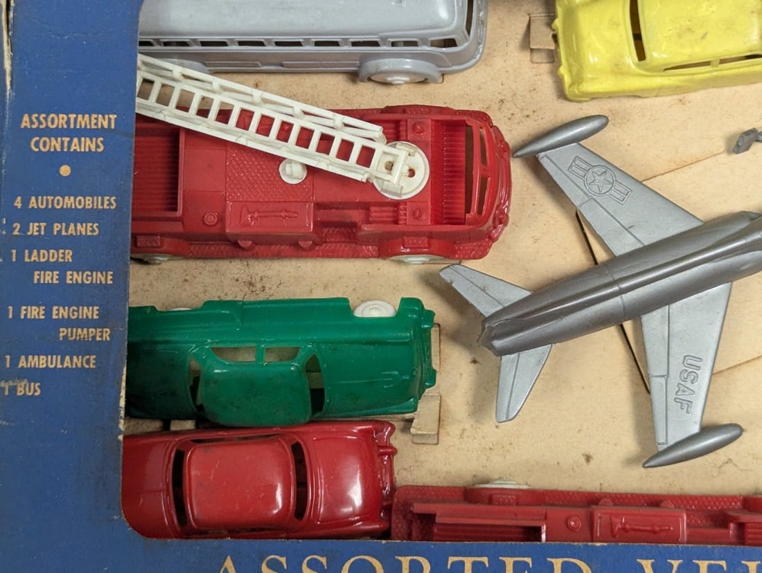 Bachmann Plasticville USA Assorted Vehicles Set V-10 Complete Vintage Toy Cars - 2