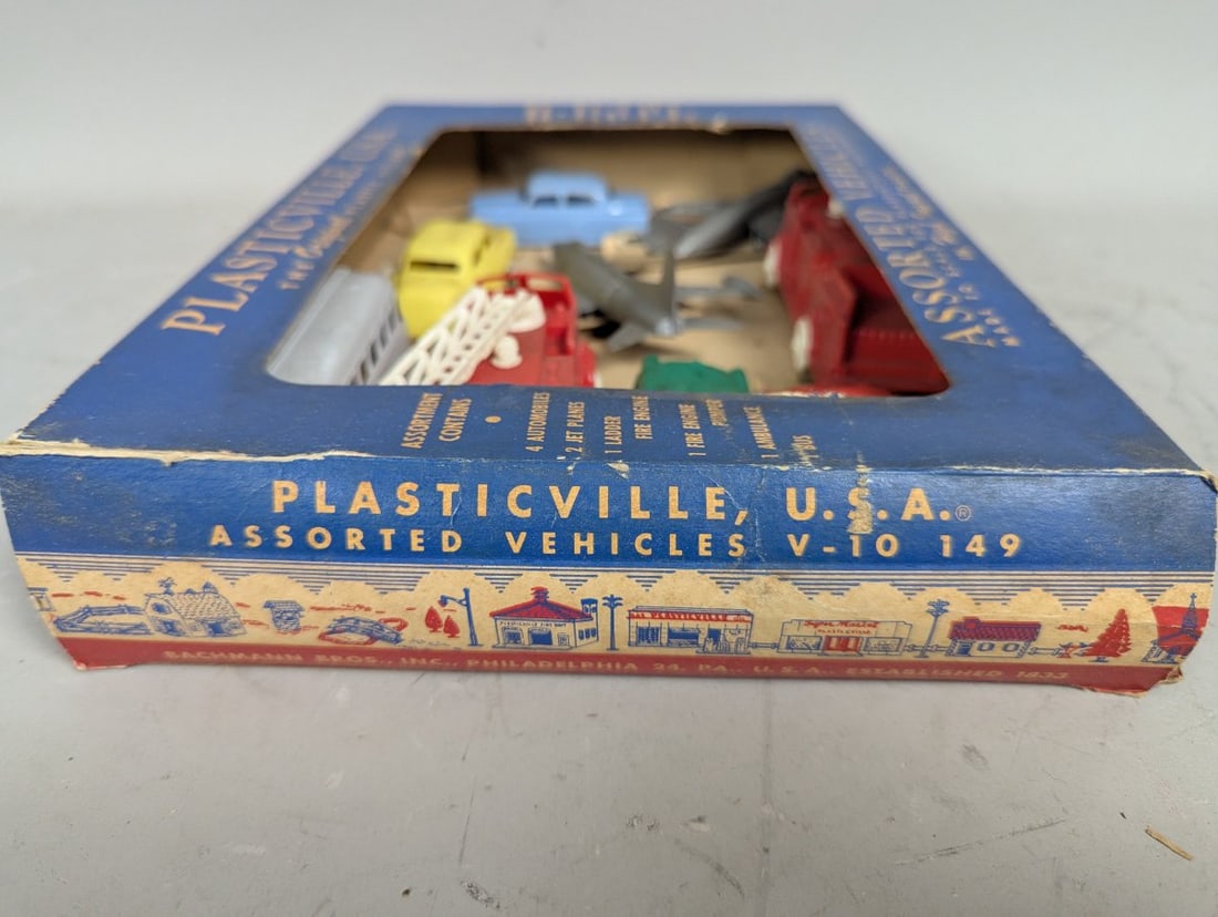 Bachmann Plasticville USA Assorted Vehicles Set V-10 Complete Vintage Toy Cars - 6