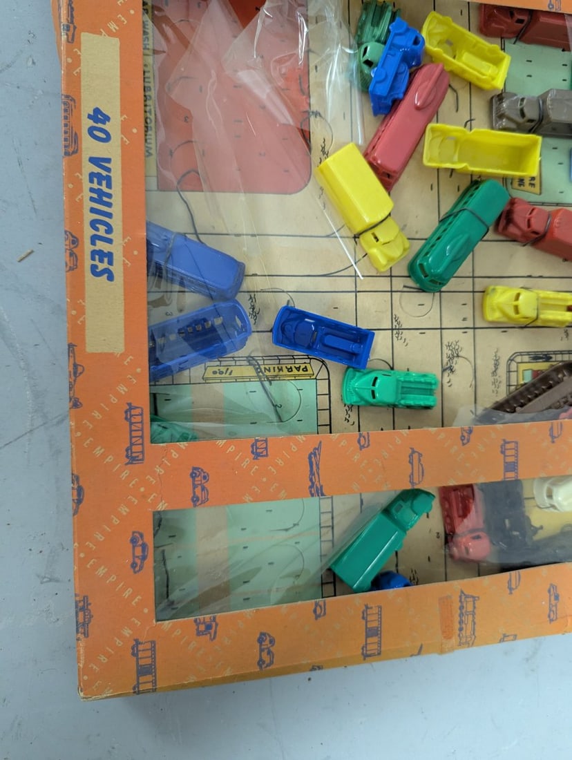 Vintage Empire Plastic Corp 40 Vehicles Play Set Classic Toy Collection - 5