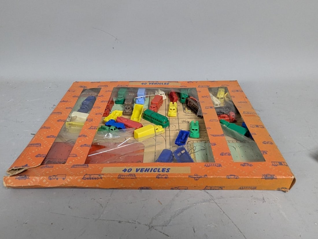 Vintage Empire Plastic Corp 40 Vehicles Play Set Classic Toy Collection - 6