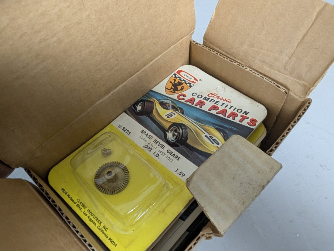 Classic Industries Competition Car Parts Brass Bevel Gears Collection 13 Packs NOS - 5