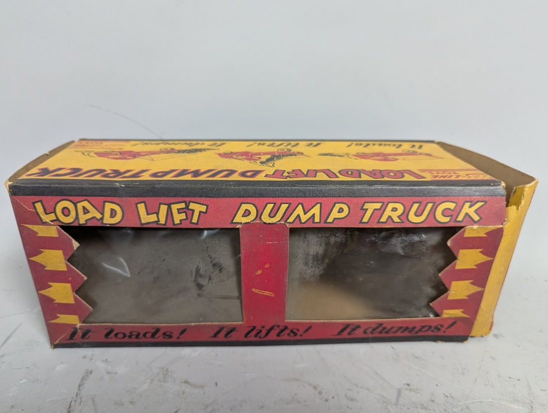 B-Line Toys Load Lift Dump Truck No. 250 with Original Box Vintage Collectible - 2