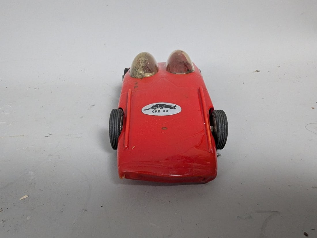 Vintage 1960s Gar-Vic Panther 1/24 Scale Slot Car Classic Collectible Red Model - 2