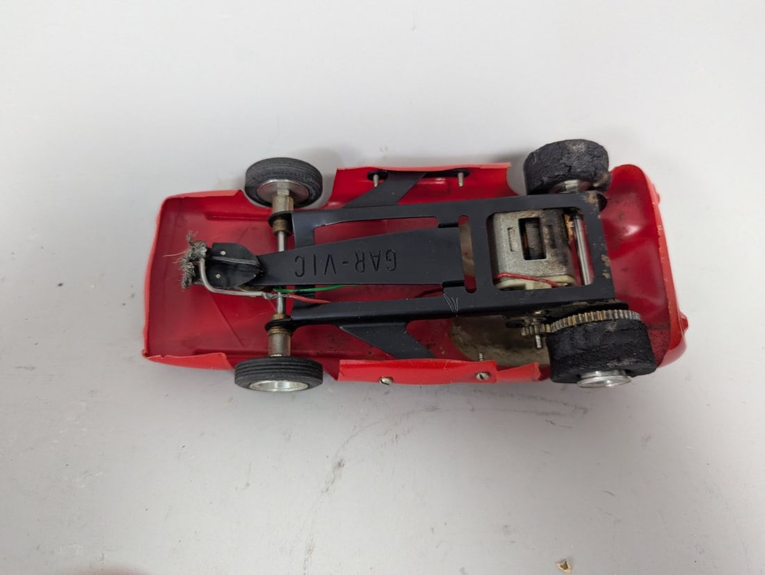 Vintage 1960s Gar-Vic Panther 1/24 Scale Slot Car Classic Collectible Red Model - 5