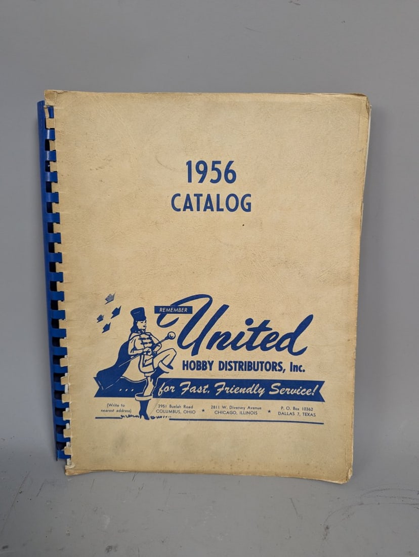 1956 United Hobby Distributors Catalog Vintage Hobby Supplies Ephemera (1 of 5)