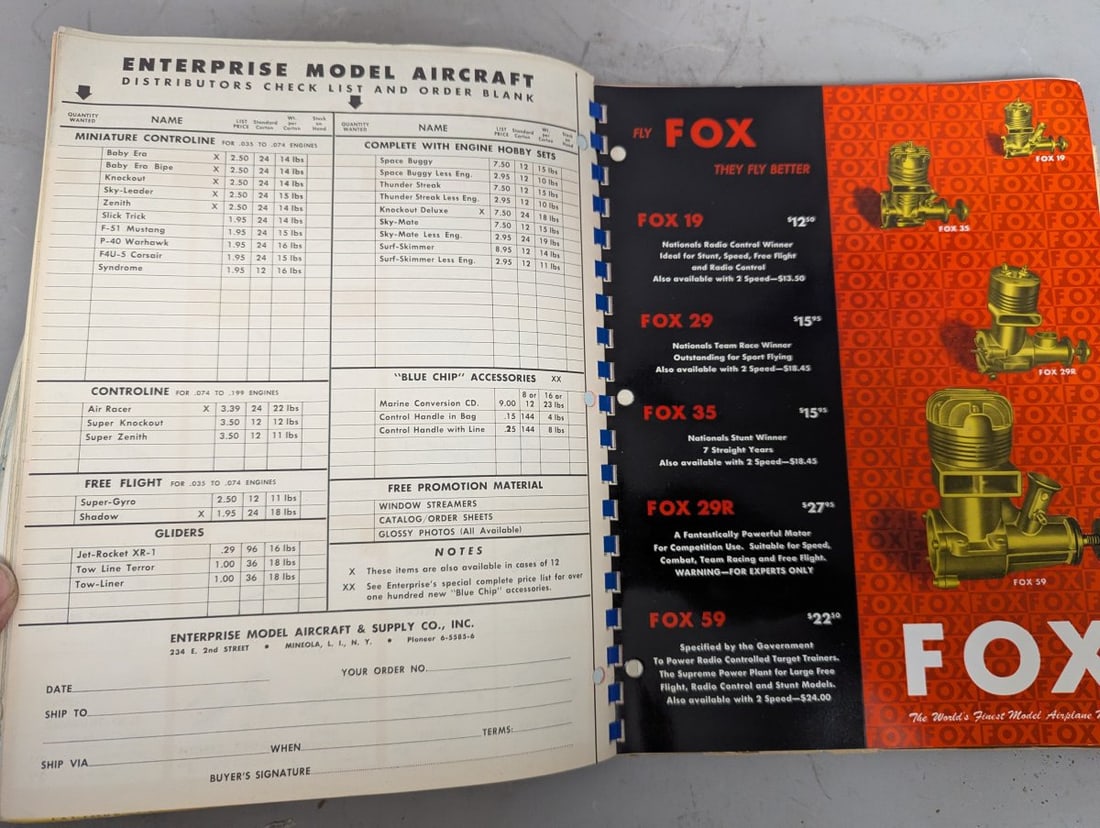 1956 United Hobby Distributors Catalog Vintage Hobby Supplies Ephemera - 4