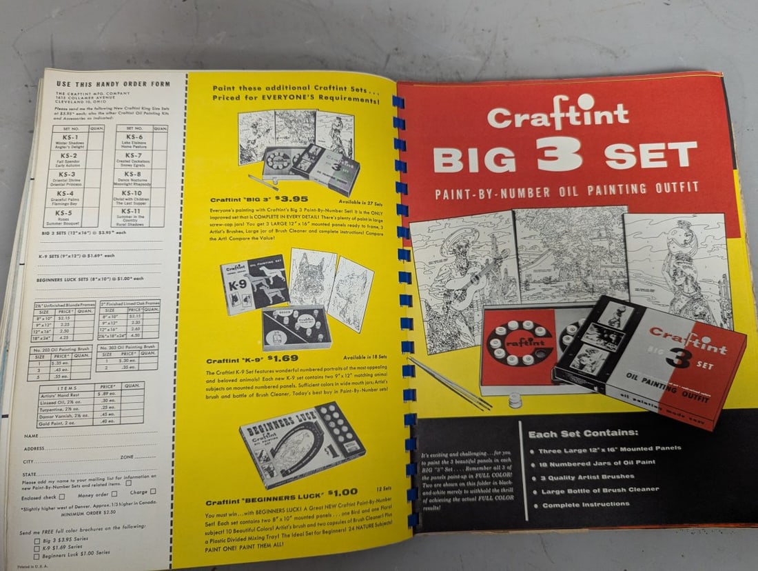 1956 United Hobby Distributors Catalog Vintage Hobby Supplies Ephemera - 5