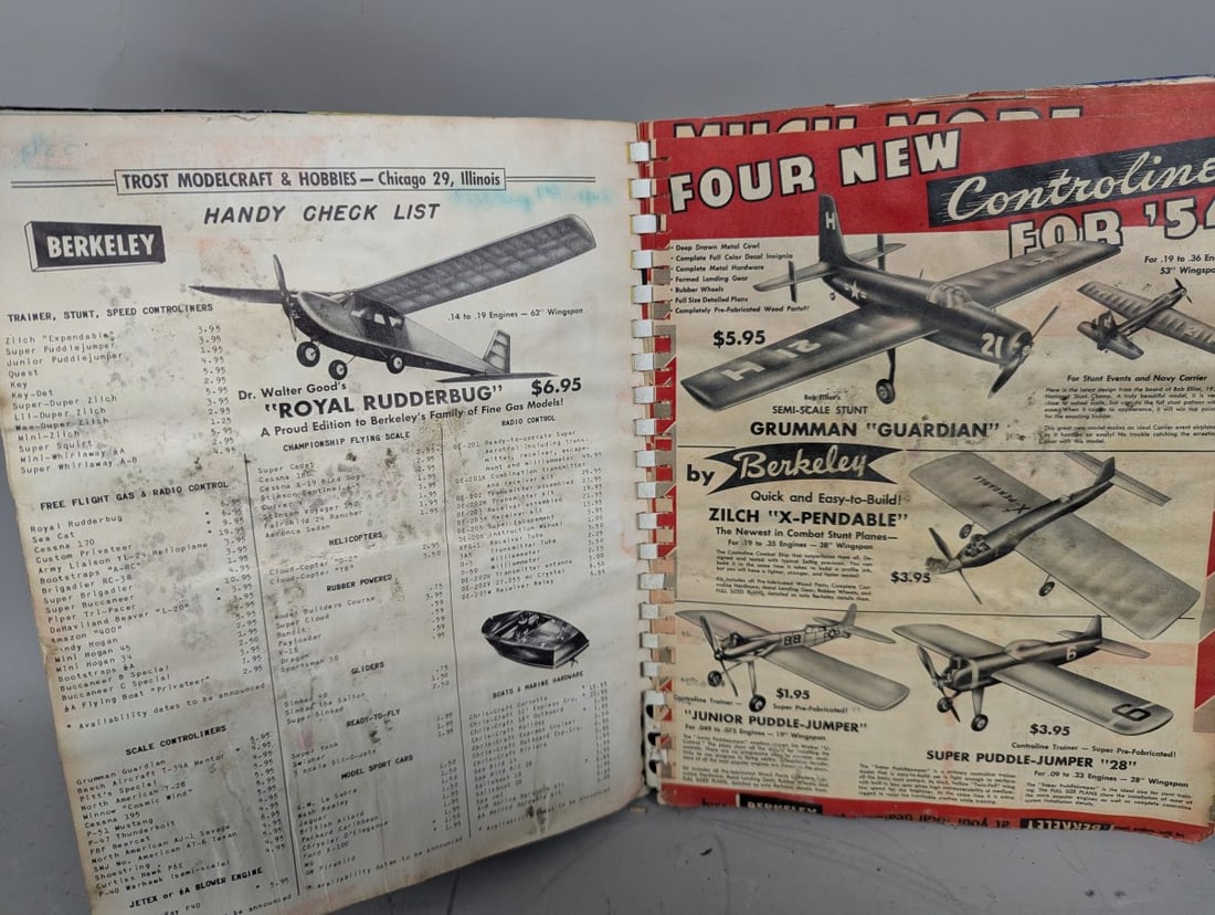 Vintage Trost Modelcraft Hobbies Catalog Chicago 1954 Reference Hobby Collectibles - 3