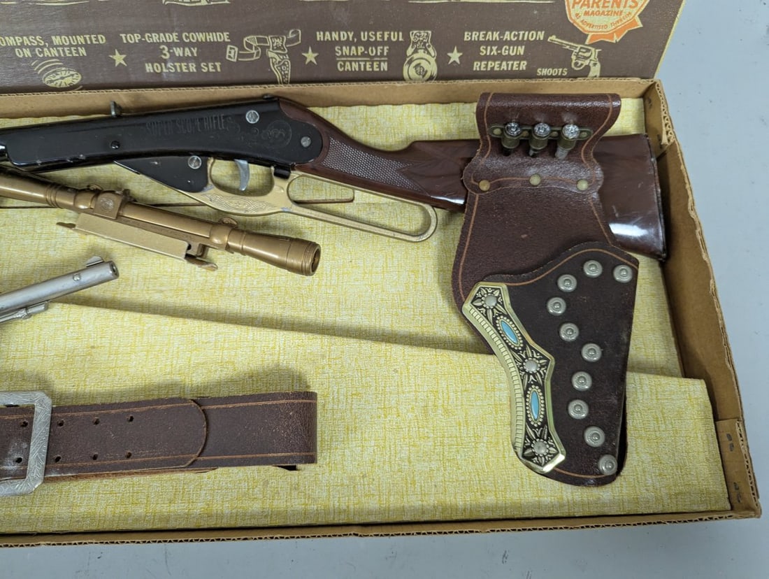 Vintage Daisy Frontier Scouting Kit No. 9692 Classic Western Toy Collectible Set - 4