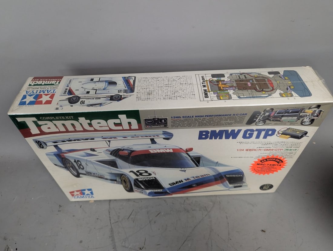 Tamiya Tamtech 1/24 Scale BMW GTP R/C Car Kit Vintage Racing Collectible NOS - 2