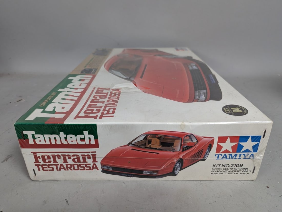 Tamiya Tamtech 1/24 Scale Ferrari Testarossa R/C Car Kit Vintage Sealed NOS - 4