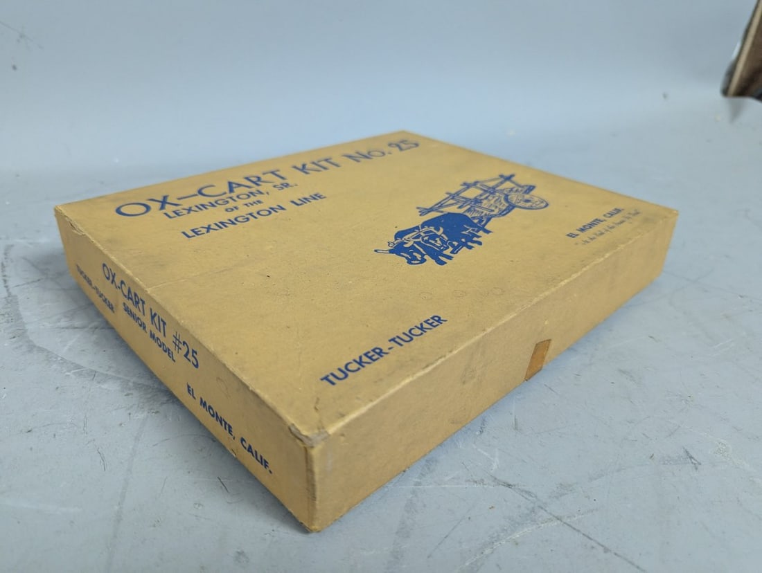 Tucker-Tucker Ox-Cart Kit No. 25 Lexington Sr Vintage Model Unassembled Rare Collectible - 5