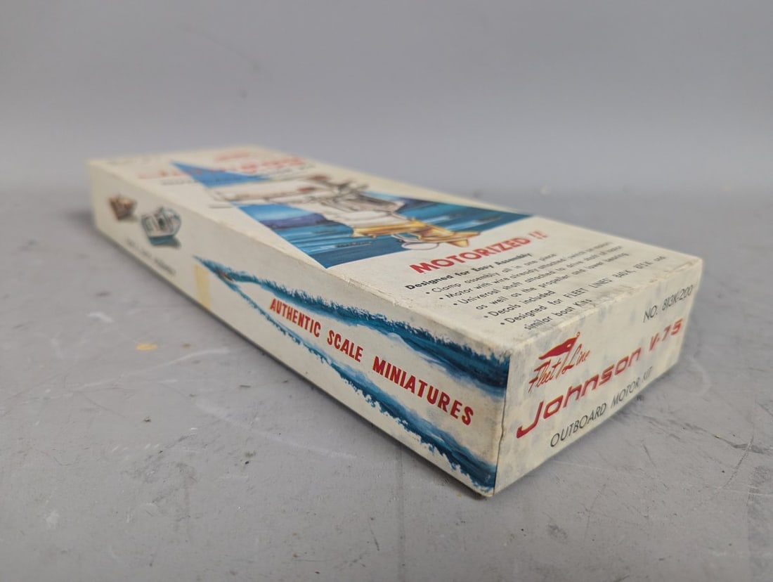 Vintage Fleet Line Johnson V-75 Outboard Motor Kit No. 803K/200 NOS Sealed for Collectors - 6