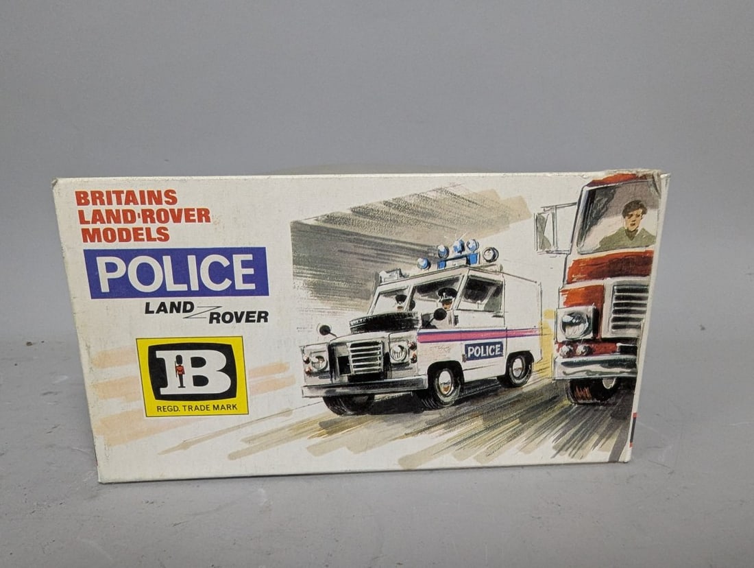 Britains Ltd Police Land Rover No 9610 Vintage Toy New Old Stock Collector's Item - 4