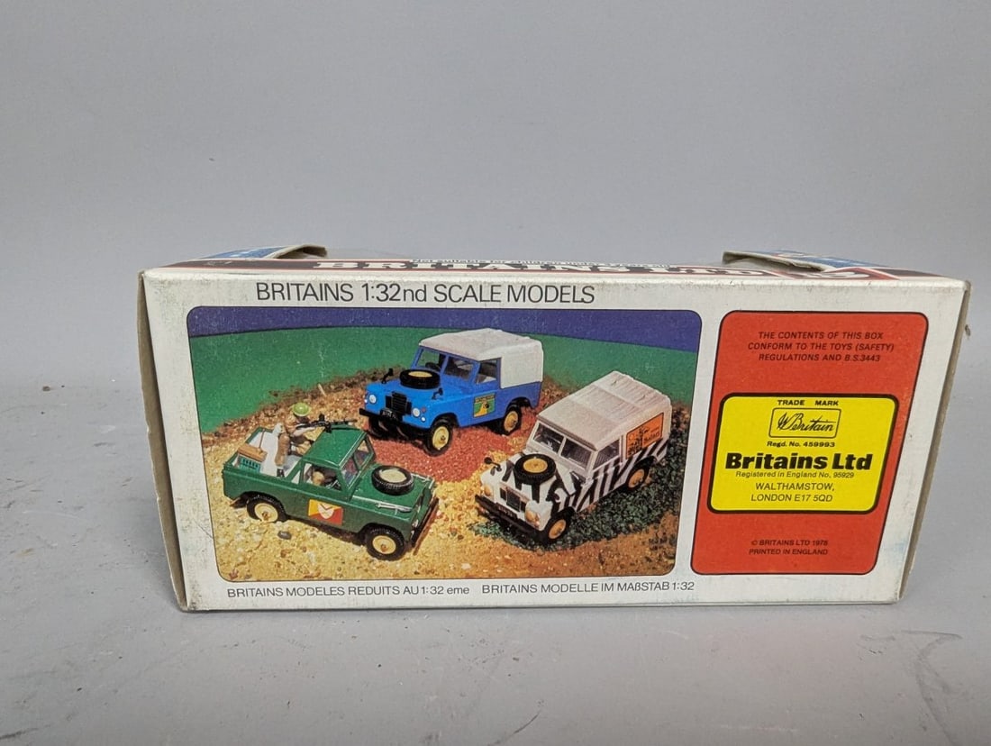 Britains Ltd Police Land Rover No 9610 Vintage Toy New Old Stock Collector's Item - 6