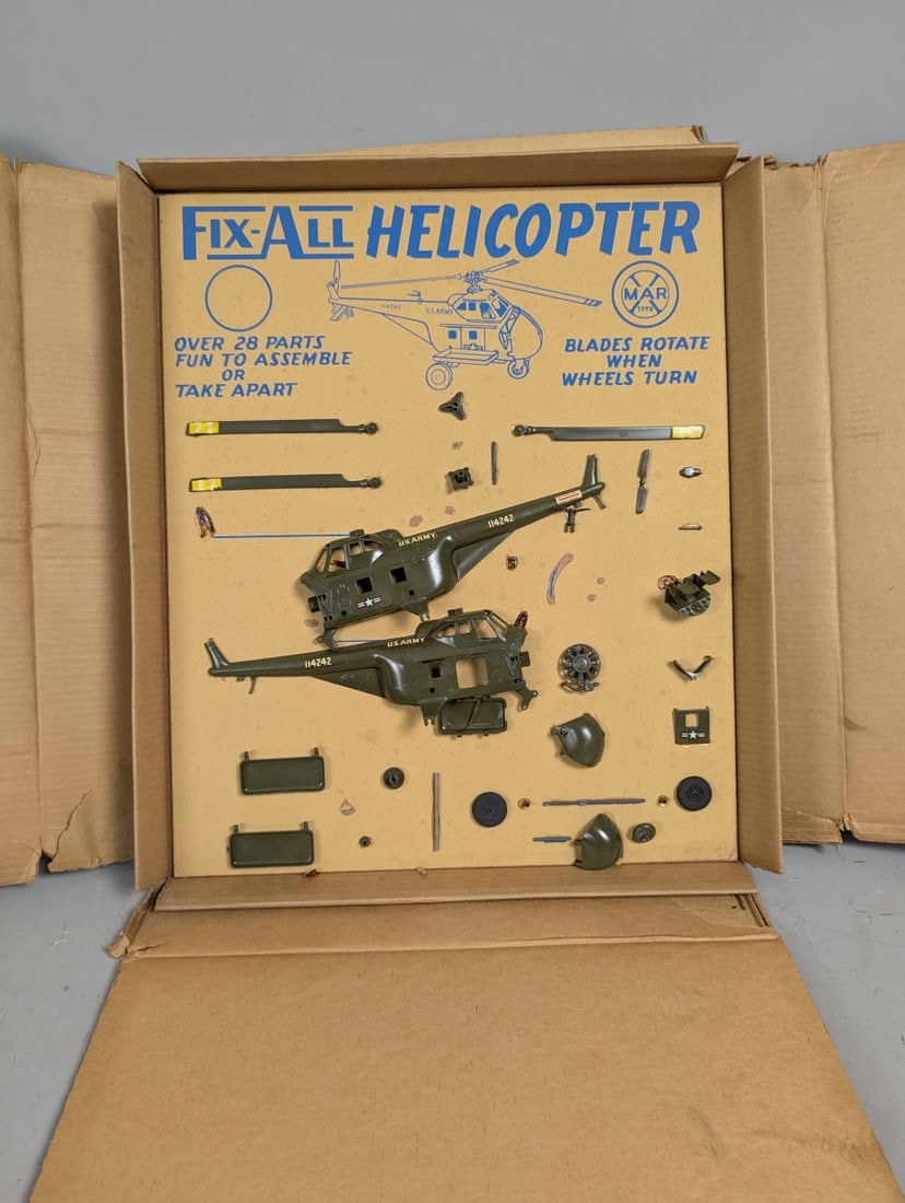 Vintage Mar Toys Fix-All Helicopter Demonstrator Store Display Rare Collectible (1 of 6)