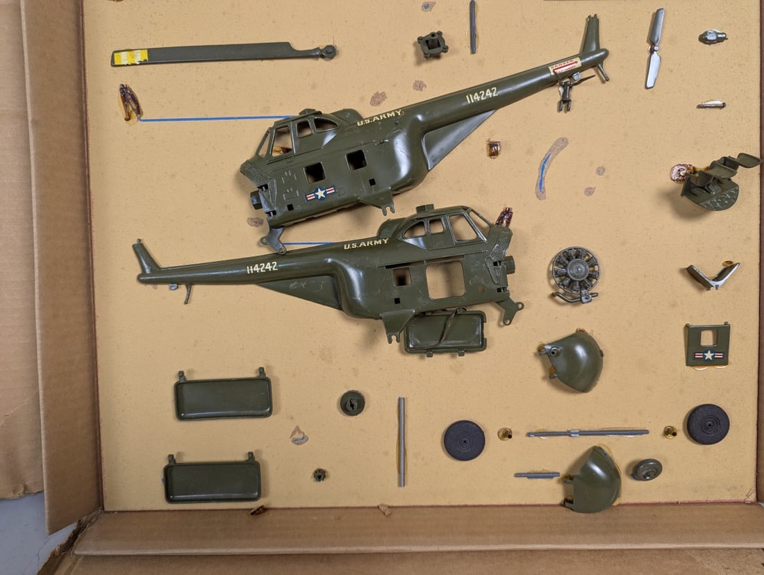 Vintage Mar Toys Fix-All Helicopter Demonstrator Store Display Rare Collectible - 4