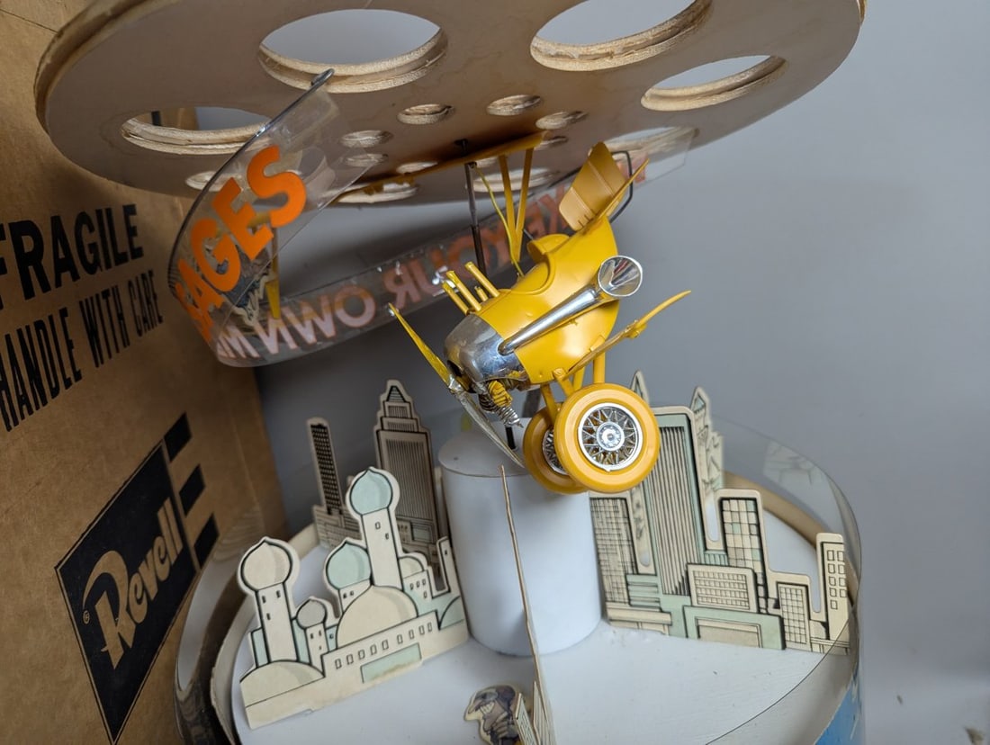1980 Revell Incredible Flying Machine Motorized Store Display Vintage Rare Collectible - 3