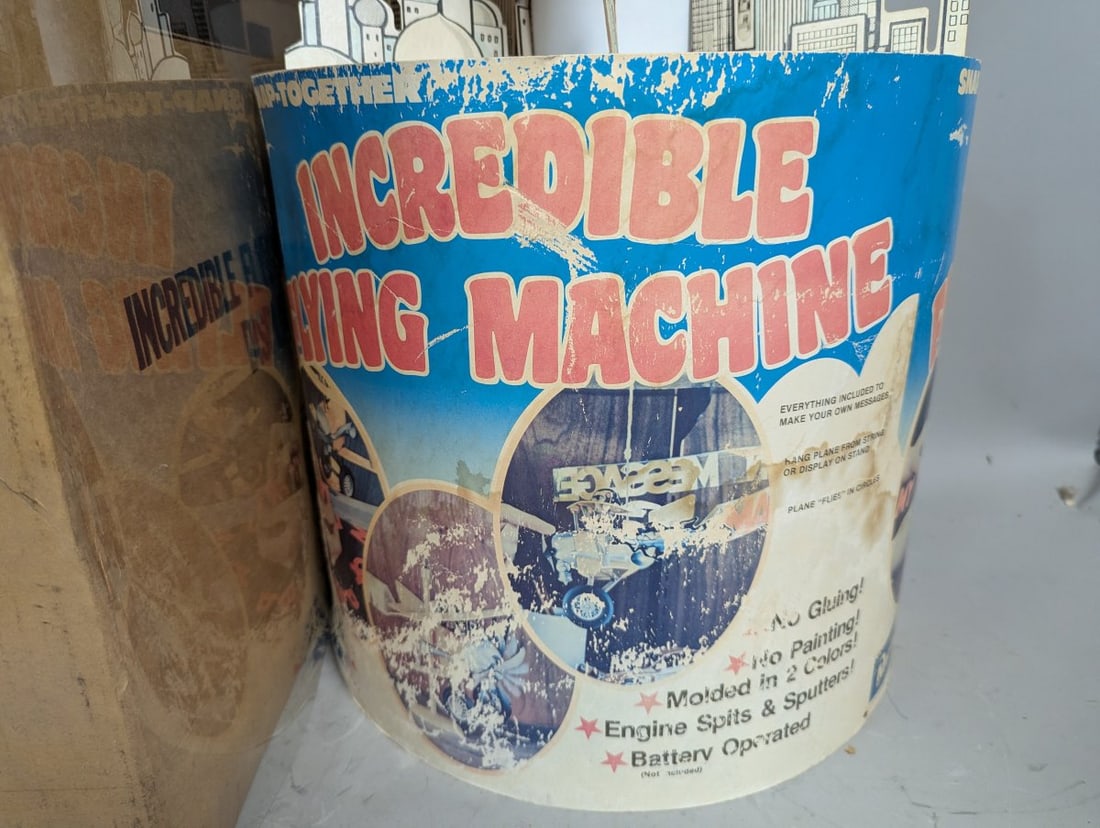 1980 Revell Incredible Flying Machine Motorized Store Display Vintage Rare Collectible - 5