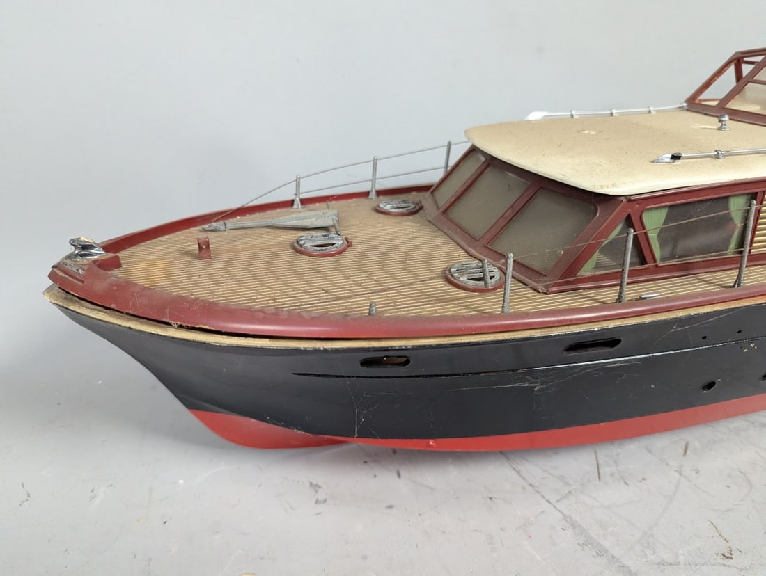 Lindberg Chris Craft Constellation Model Yacht Vintage Model Boat Parts Restoration - 2