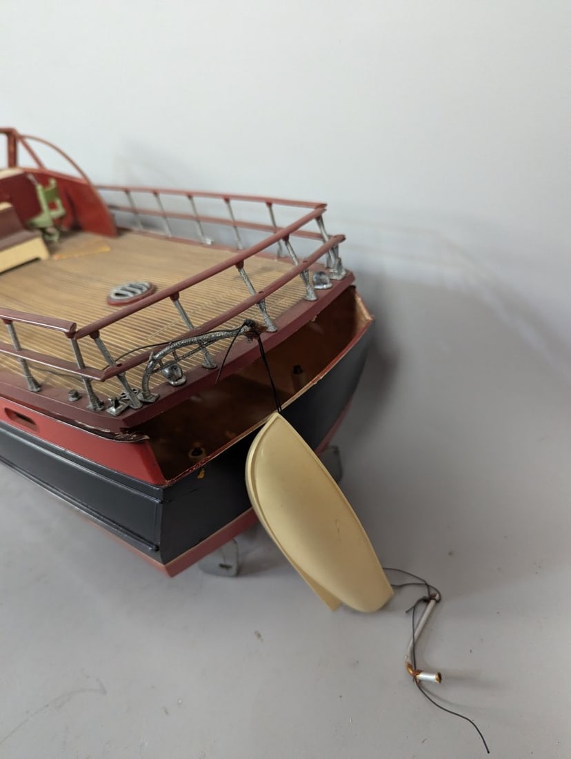 Lindberg Chris Craft Constellation Model Yacht Vintage Model Boat Parts Restoration - 5