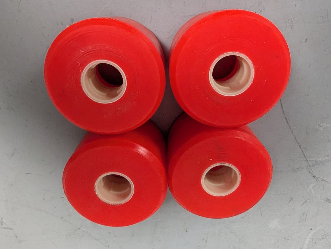 Vintage Kryptonics C-70 Skateboard Wheels Set of 4 Classic Collectible Red 70mm 78A - 4