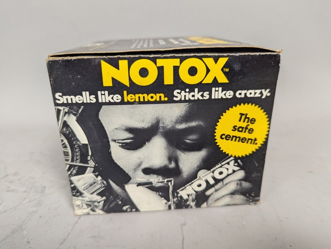 NOTOX Safe Non-Toxic Plastic Model Cement Display Box Vintage General Mills Collectible - 3