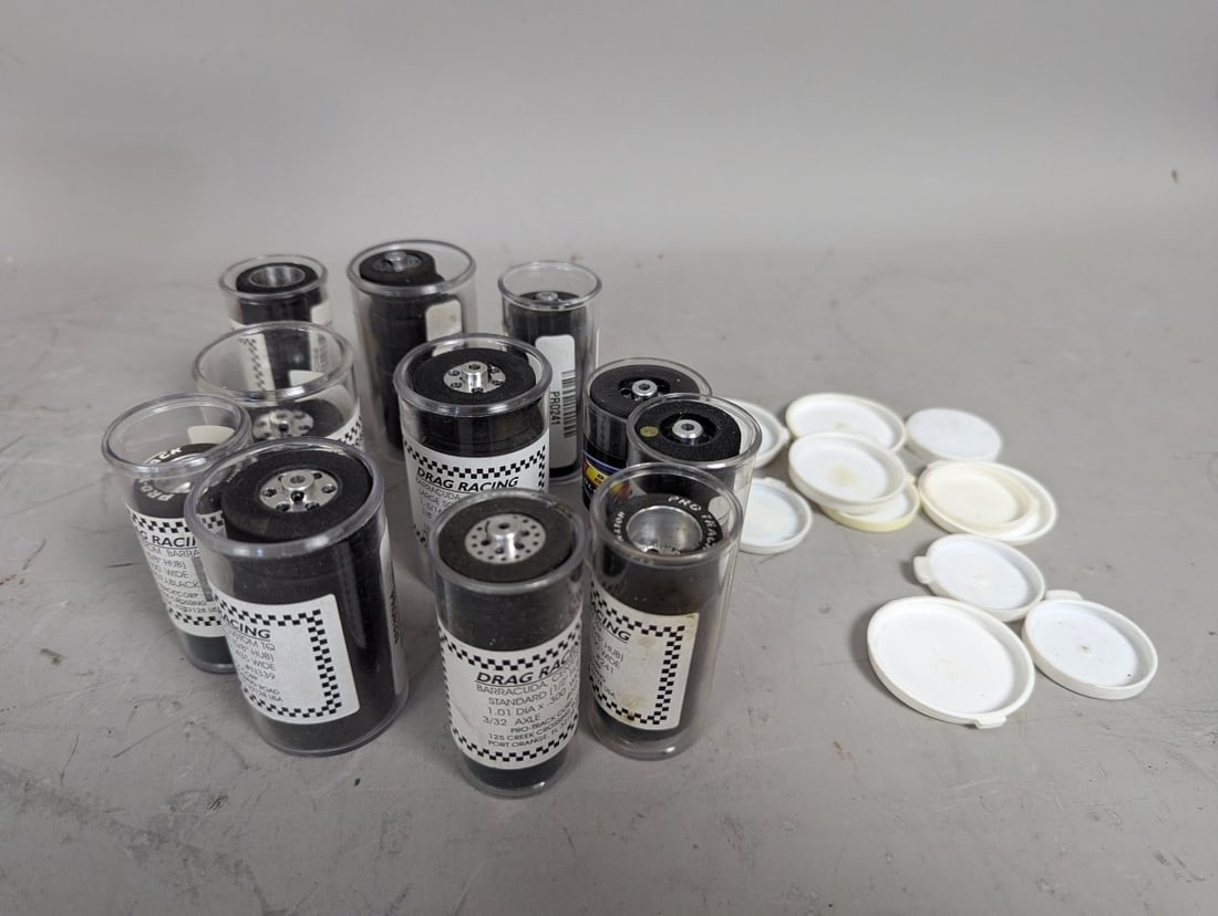 Collection of Vintage Pro-Track Slot Car Drag Racing Tires NOS for Enthusiasts: **Important** Please read below description on how to avoid high shipping costs. Up for auction is a fantastic collection of Vintage Pro-Track Slot Car Drag Racing Tires, perfect for both enthusiasts 