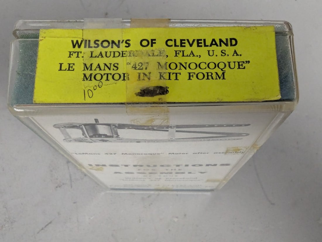 Wilson's of Cleveland LeMans 427 Monocoque Motor Kit Vintage Collectible - 4