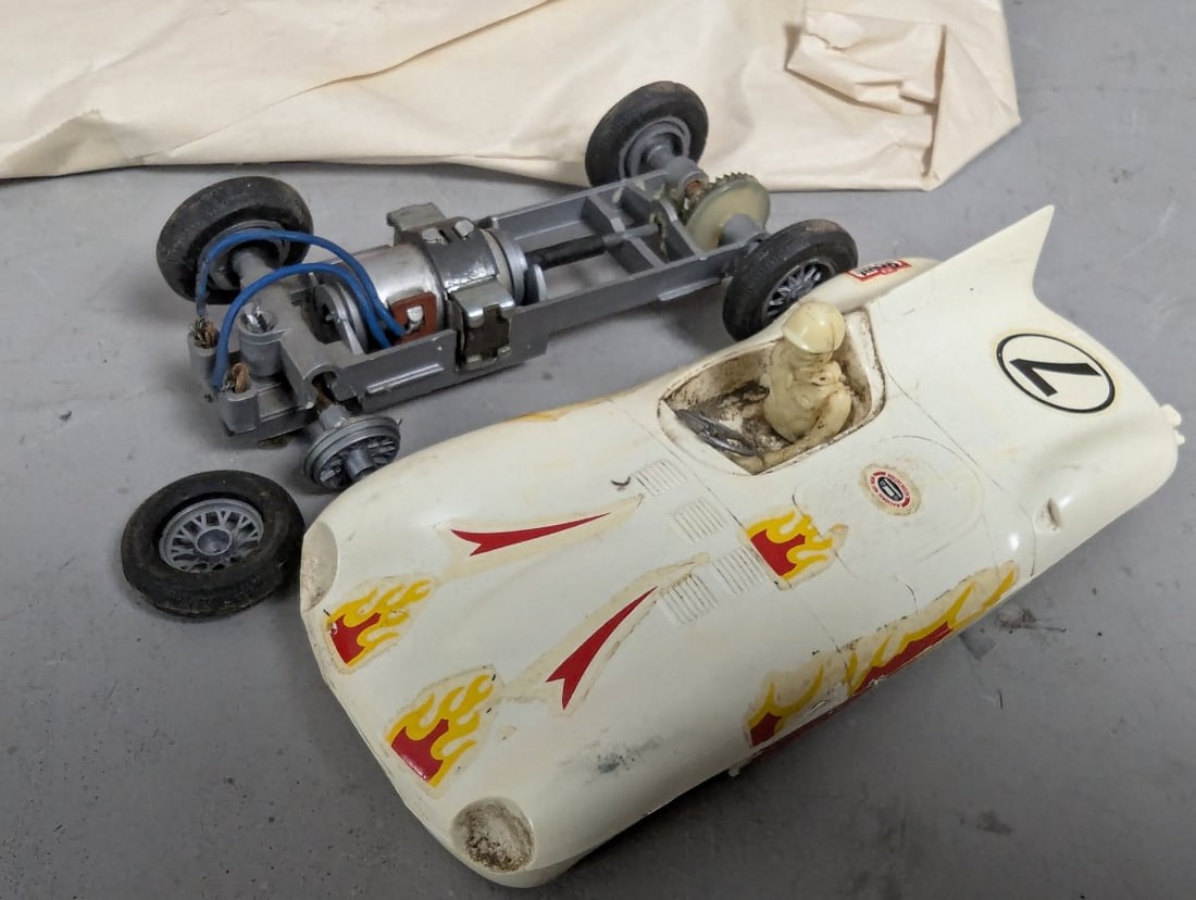 Strombecker Model Electric Road Racing Set Vintage Slot Car Collectible Toy - 10