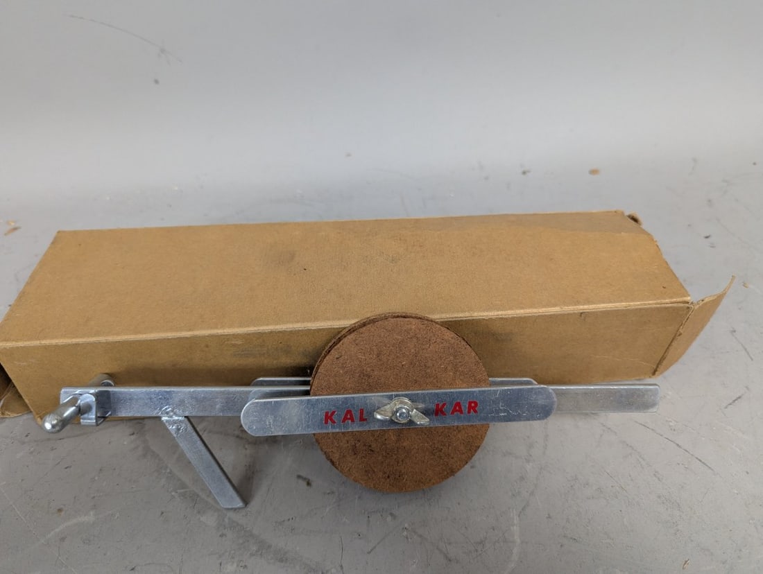 Vintage KAL-KAR Conductive Tape Layer Model 101-3 Tool for Electronics Drafting: **Important** Please read below description on how to avoid high shipping costs. Discover a rare piece of vintage technology with this KAL-KAR Conductive Tape Layer Model No. 101-3. Measuring 12 x 3