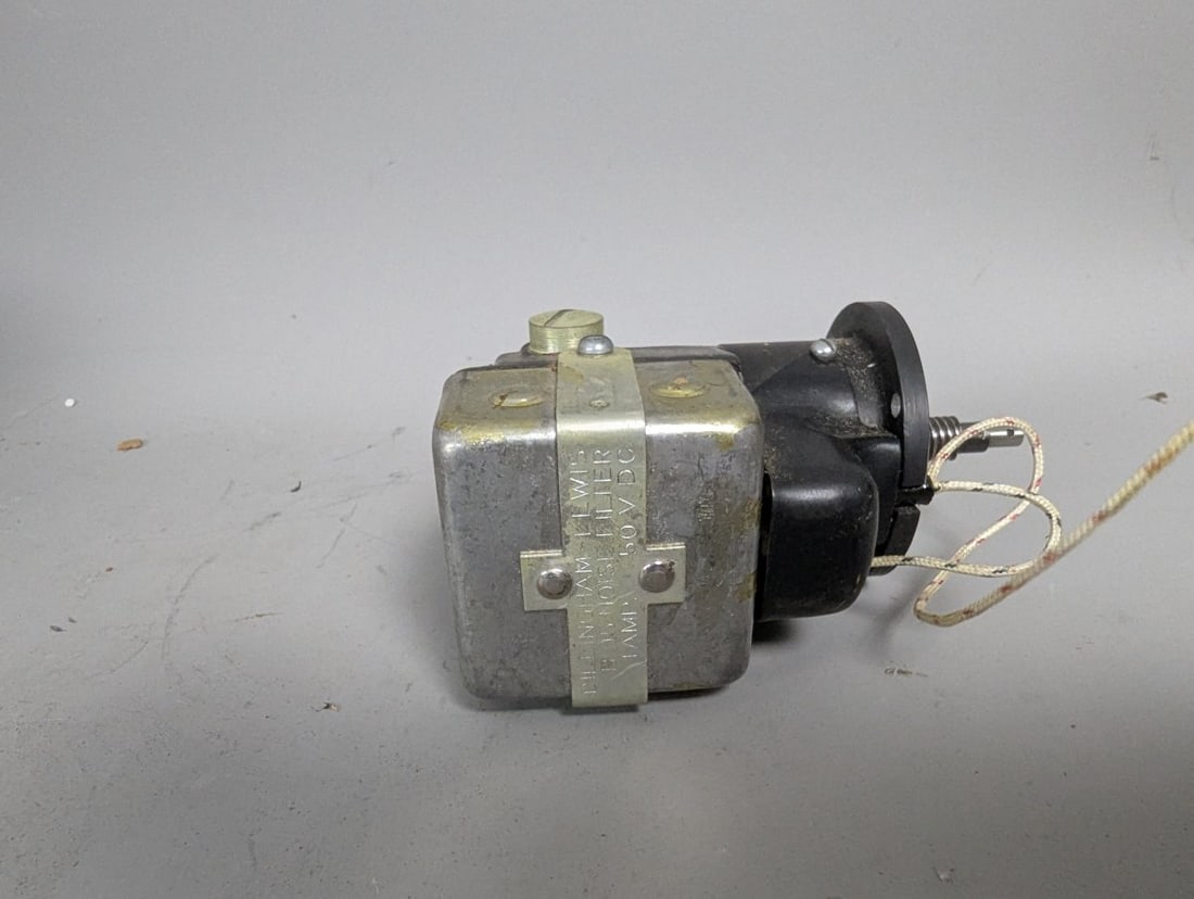 John Oster Mfg Co BT-2-IS DC Shunt Motor with Dillingham-Lewis Filter Vintage Aviation - 4
